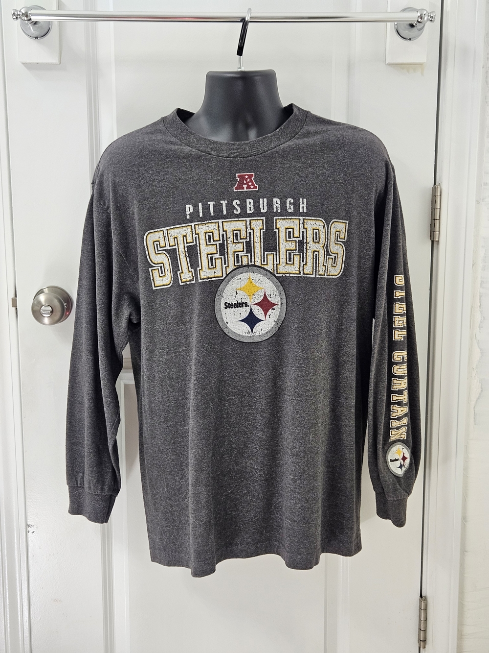 Majestic Pittsburgh Steelers Long Sleeve Tee - Size Lg